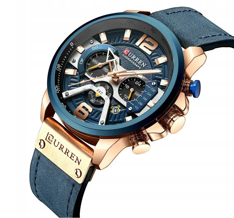 Men’s Quartz Chronograph Stylish Navy