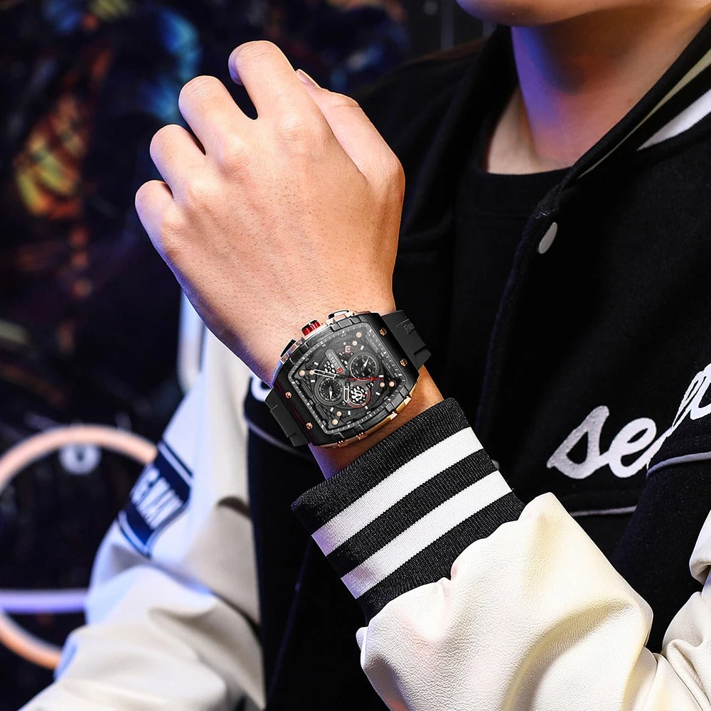 Luxury Square Quartz Men's Watch