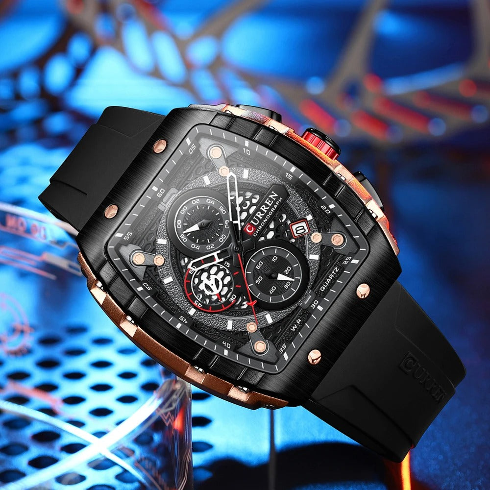 Luxury Square Quartz Men's Watch