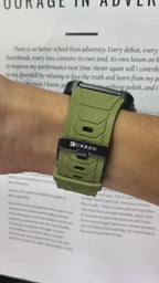 Military Men’s Square Sport Chronograph Watch